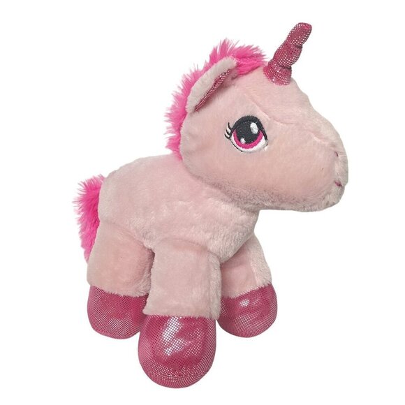 Dan Dee Pink Unicorn Plush Valentine Heart Arrow Stuffed Animal 2016 13" - Picture 1 of 10